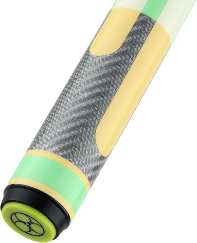 Vista 7 de Poison by Predator Candy - Taco de piscina con eje de fibra de carbono y estuche para taco Verde claro con melocotón