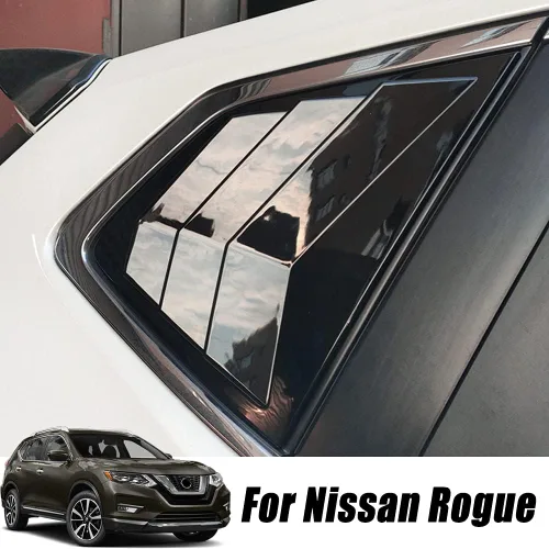 Vista 2 de BOYUER Para Nissan Rogue 2014-2020 Estilo Carreras Laterales Traseras Laterales Rejillas de Estilo Deportivo Cubierta de Rejillas de Cucharada