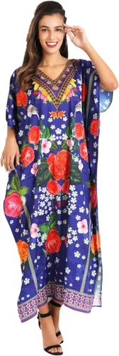 Vista 42 de Miss Lavish London - Kaftán largo para mujer - Kaftán de playa africano y kaftan moderno para fiesta y bodas 109-azul