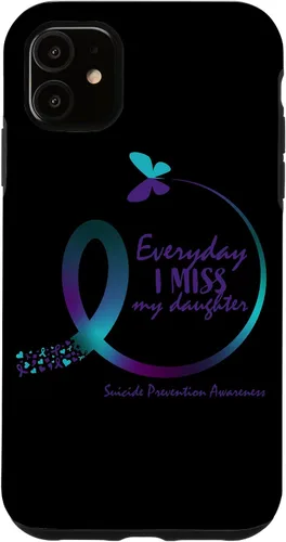 Vista 8 de Loving Memory Daughter Suicide Awareness Prevention Phone Case for iPhone 17