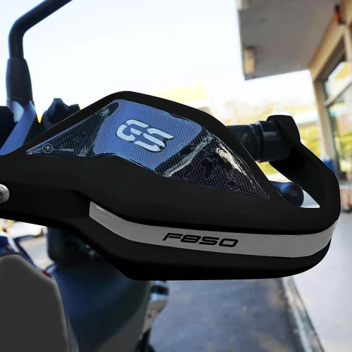 Vista 6 de labelbike - Adhesivos de resina 3D para moto, protectores de manos compatibles con BMW F850 GS y 850 ADV 2018-2024 Gold