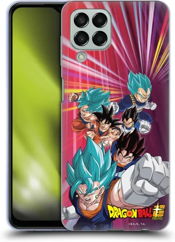 Vista 47 de Head Case Designs Funda de gel con licencia oficial de Dragon Ball Super Group Future Trunks Arc Characters [protección de grado militar] compatible
