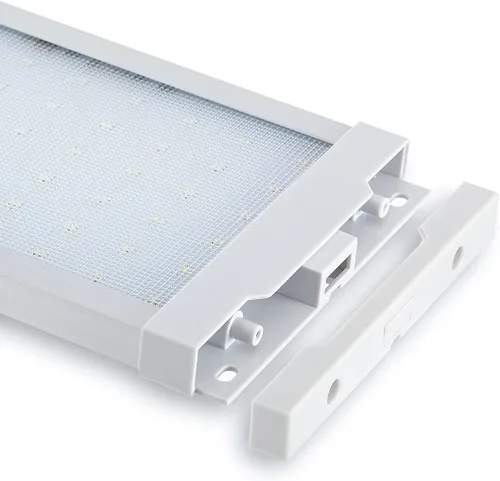 Vista 6 de Raycharm Lámpara LED interior para caravana y barco marino debajo del gabinete de 10.2 x 5.9 pulgadas, haz blanco frío de 6000 K incluso difusa