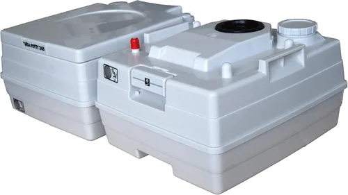 Vista 3 de Sanitation Equipment Visa bacinica, modelo 268, de 24 litros con indicadores de 2 niveles Blanco