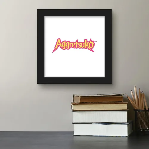 Vista 4 de Trends International Gallery Pops Sanrio Aggretsuko - Póster de pared con logotipo, 12.00 x 12.00 pulgadas, versión de marco negro