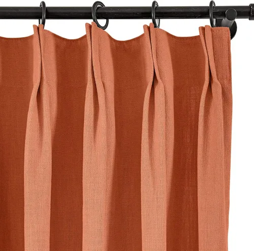 Vista 207 de Frelement Cortinas plisadas de lino de algodón de 100 pulgadas de ancho y 102 pulgadas de largo, cortinas con reducción de ruido para sala
