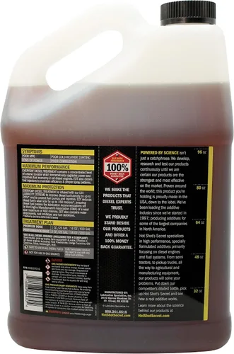 Vista 6 de Hot Shot's Secret Paquete de aditivos para combustible diésel, anti-gel de invierno (1 galón) + tratamiento diésel diario (1 galón)
