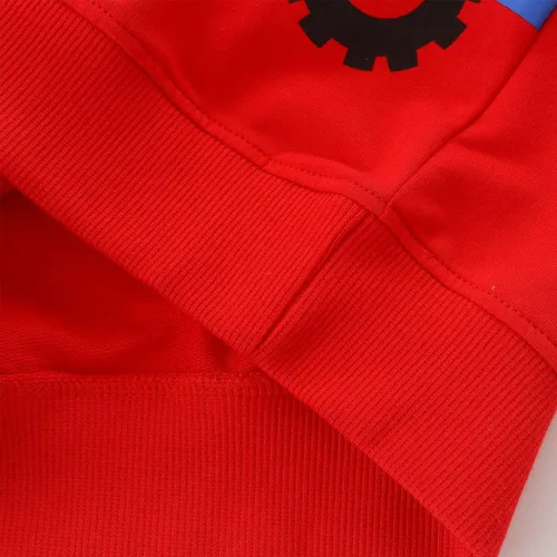 Vista 45 de Bumeex Sudaderas con cuello redondo para niños de 2 a 7 años