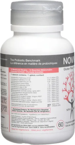 Vista 4 de Nova Probiotics Femenino 27 Mil Millones 60 Vcaps