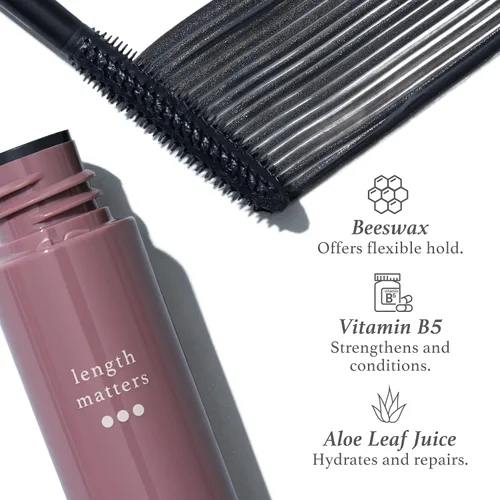 Vista 3 de Julep Length Matters Buildable - Máscara de pestañas alargadora, color negro, 0.34 onzas líquidas