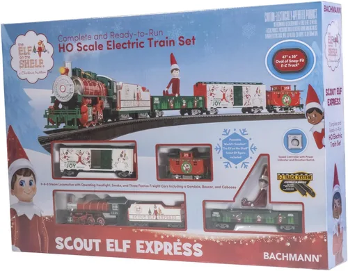 Vista 5 de Bachmann Trenes - Juego de tren eléctrico listo para funcionar Scout Elf Express - Escala HO
