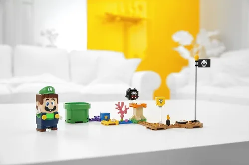 Vista 5 de Lego 30389 Super Mario Set en Bolsa con Plataforma y Set de Champiñón