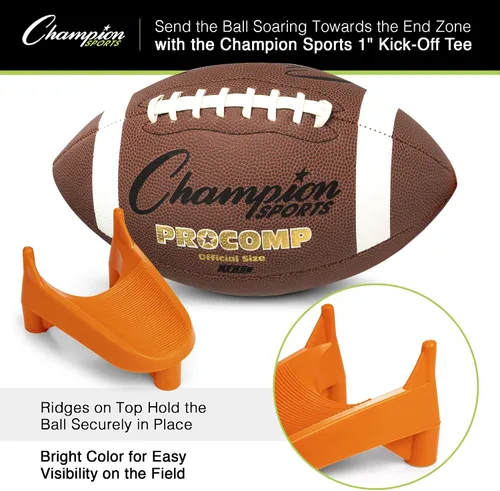 Vista 4 de Champion Sports Football Kicking Tee – Heavy-Duty Kickoff Tee in Multiple Styles & Sizes