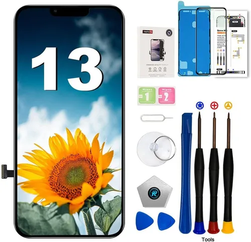 Vista 34 de EFAITHFIX para iPhone 11 Reemplazo de pantalla COF de 6.1 pulgadas, marco de pantalla LCD, ensamblaje de pantalla táctil 3D, digitalizador