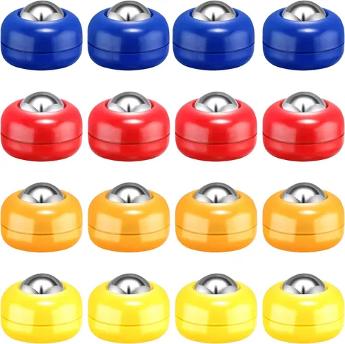 Vista 7 de Gejoy Mini Shuffleboard Discos de Repuesto Equipo de Mesa Rodillos Set Shuffleboard Curling Accesorios