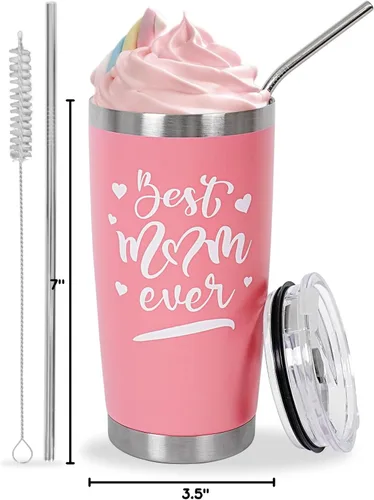 Vista 8 de Regalos para la mejor mamá de parte de su hijo e hija, feliz cumpleaños, Navidad, Día de la Madre, ideas inspiradoras para mujeres, regalo