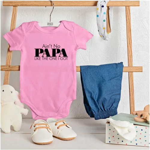 Vista 3 de Brisco Brands Ain't No Papa Like The One I Got Baby Romper Niños o Niñas