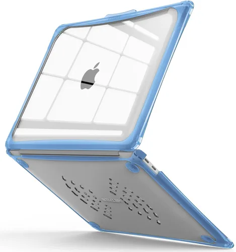 Vista 16 de IBENZER Hexpact AT13-BK - Funda compatible con MacBook Air de 13 pulgadas 2022 2021 2020 M1 A2337 A2179 A1932, funda protectora resistente