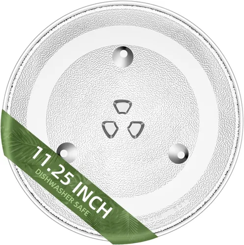 Vista 12 de Plato giratorio para microondas de 10.5 pulgadas compatible con Emerson 252100500497, placa de vidrio de repuesto para microondas de 10 1/2 pulgadas