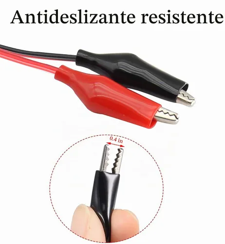 Vista 7 de Cable de prueba BNC a cocodrilo de 75 ohmios, clip de cocodrilo doble BNC, coaxial BNC macho Q9 a 2, clip de prueba de cocodrilo Leadfor