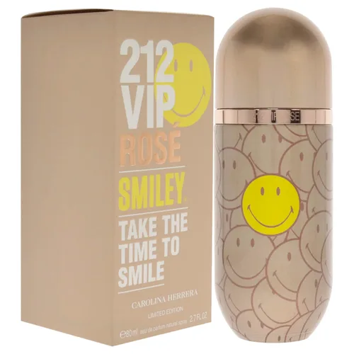 Vista 3 de Carolina Herrera 212 VIP Rose Smiley EDP Spray Mujeres 2.7 oz