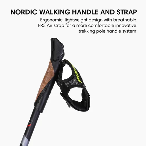 Vista 3 de FIZAN Modelo de velocidad, Swift Nordic Bastones de marcha de aluminio