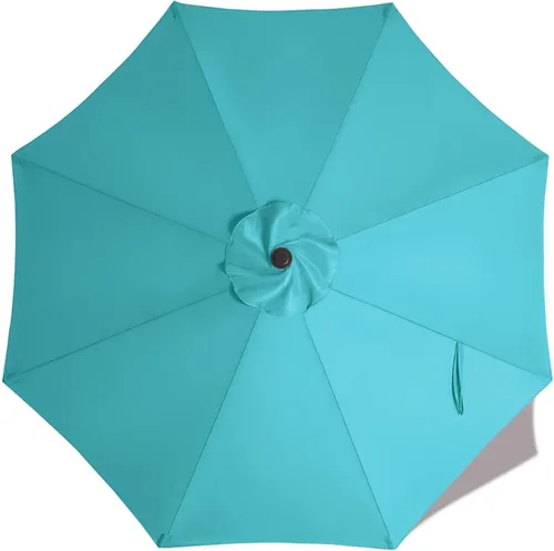 Vista 45 de ABCCANOPY Sombrilla para Exteriores de 7.5 pies, Repuesto de Cubierta Superior Compatible con 6 Varillas (Azul)