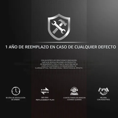 Vista 9 de CARFIA Gafas de sol polarizadas para hombre con protección UV400 Cool Man 1. Marco Tortuga Lente Gris