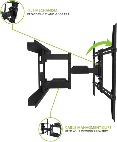 Vista 3 de Kanto LDX640 - Soporte para televisores de 34 a 65 pulgadas
