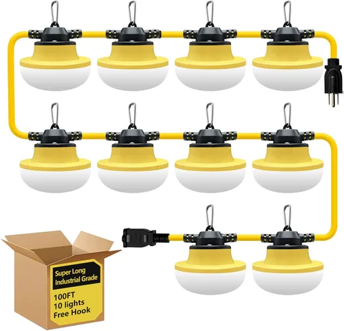 Vista 13 de Grado industrial de las luces LED de la cadena de la construcción de 50FT libre para el gancho de escalada