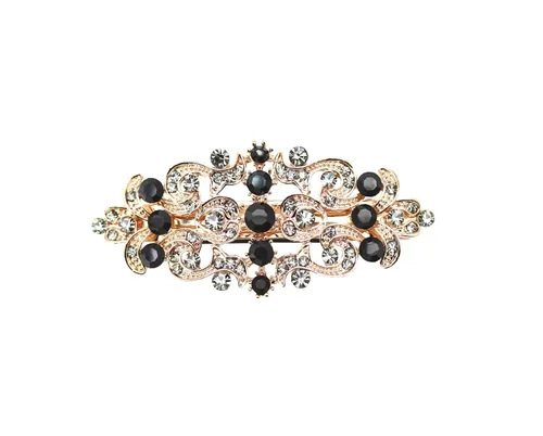 Vista 8 de Faship Precioso pasador floral de cristal AB Rhinestone