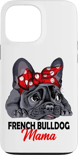 Vista 24 de French Bulldog Mama Frenchie Frauchen Case for iPhone 17