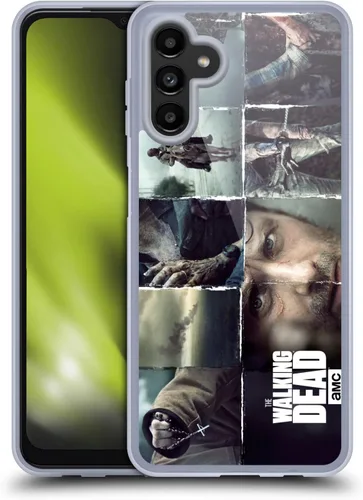 Vista 9 de Head Case Designs Carcasa de gel suave con logotipo AMC The Walking Dead Black compatible con Samsung Galaxy A13 5G (2021)