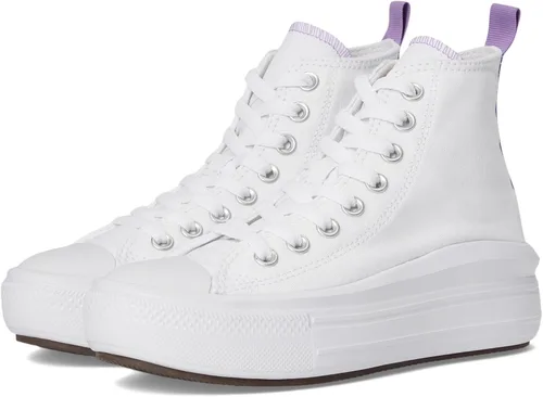 Vista 9 de Converse Chuck Taylor® All Star® Move - Plataforma unisex para niños grandes Negro/sal rosa/blanco
