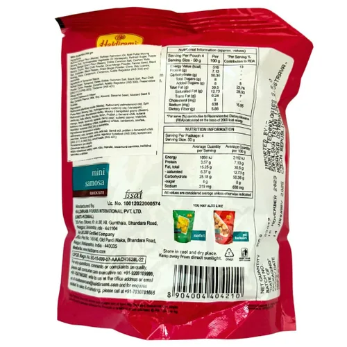 Vista 2 de Haldiram 's Samosa - 7.05 oz (4 unidades)