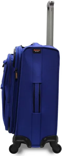 Vista 2 de Pathfinder Revolution Plus - Maleta de mano extensible internacional de 20 pulgadas, Azul cobalto, Revolution Plus - Maleta de mano extensible