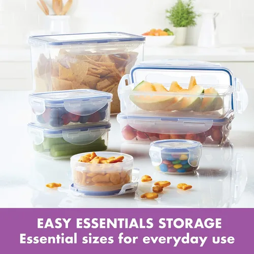 Vista 4 de Lock & Lock Easy Essentials - Contenedores para almacenamiento de alimentos