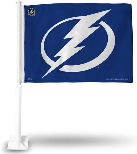 Vista 32 de Rico Industries Bandera de coche alternativa de doble cara de la NHL