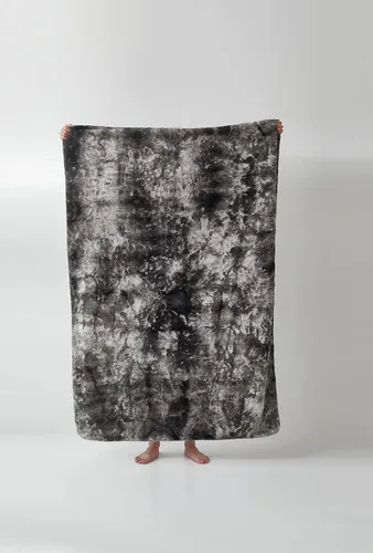 Vista 27 de Regal Comfort Manta Sherpa de piel sintética, 50 x 70 pulgadas, suave y afelpada, cálida y mullida, manta de forro polar de terciopelo