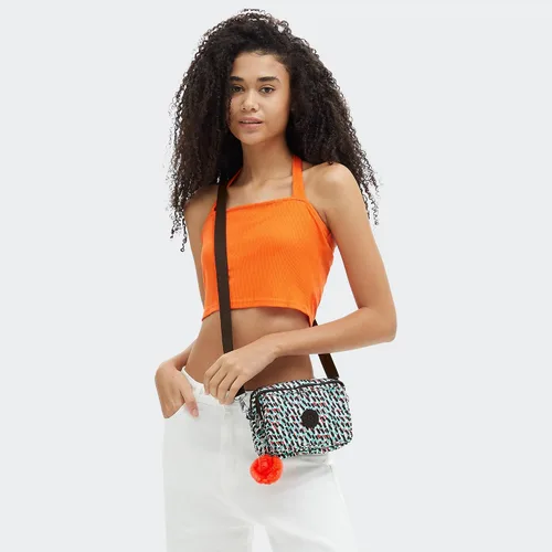 Vista 5 de Kipling Abanu - Bolso cruzado para mujer, ligero, ajustable, cintura de nailon con bolsillos con cremallera multicompartimento