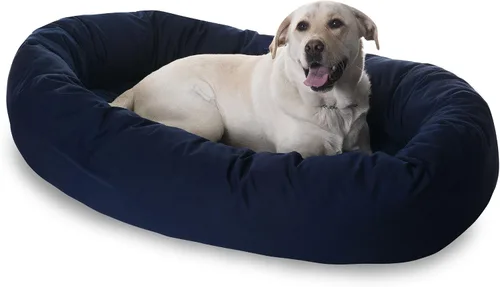 Vista 6 de Majestic Pet Products - Cama en forma de bagel para perro, color caqui, 32 pulgadas