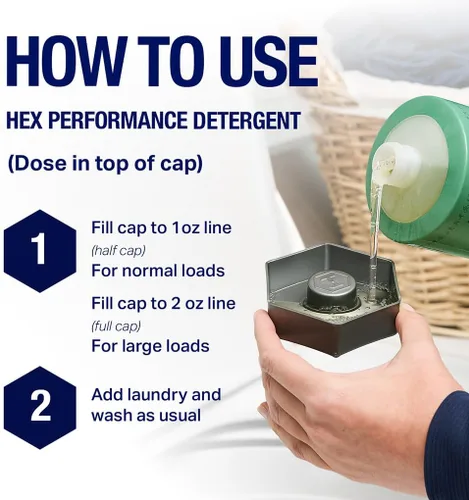 Vista 8 de HEX Performance Activewear - Detergente para ropa, aroma cítrico, 100 cargas