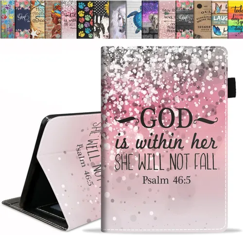 Vista 10 de Funda para tablet Fire HD 10/Fire HD 10 Plus de 10.1 pulgadas (11ª generación, lanzada en 2021) – Funda delgada de piel sintética con soporte