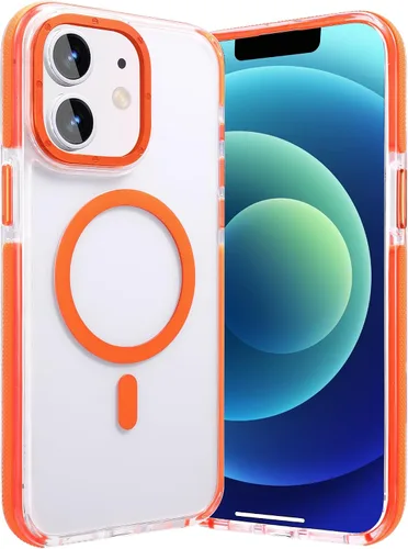 Vista 7 de Funda para iPhone 11, funda magnética con función atril [protección de grado militar] y [compatible con MagSafe], funda protectora delgada