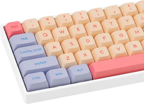 Vista 22 de Fogruaden Juego de teclas PBT, teclas personalizadas de perfil cereza para teclas de teclado mecánico (9009)