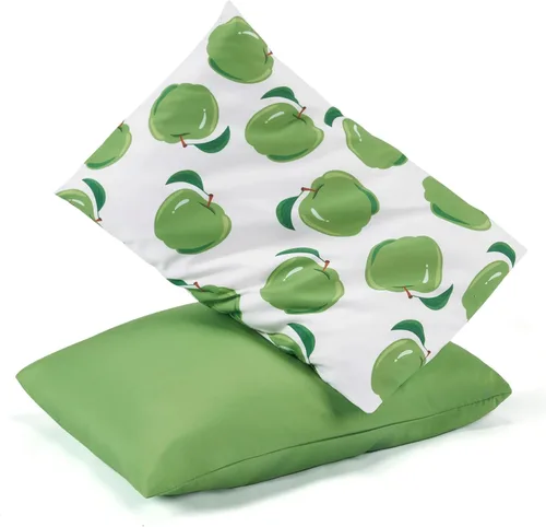 Vista 19 de TILLYOU Paquete de 2 fundas de almohada para niños pequeños con cierre de sobre, 13" x 18" de microfibra sedosa y suave, fundas de almohada de viaje