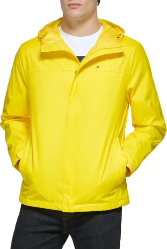 Vista 9 de Tommy Hilfiger Chaqueta impermeable con capucha, transpirable, ligera, para hombre