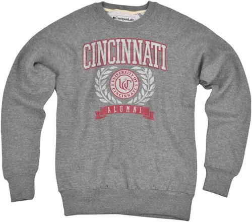 Vista 38 de Campus Lab Collegiate Classic Alumni Seal - Sudadera unisex con cuello redondo para adultos