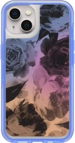 Vista 3 de OtterBox Symmetry Clear Series - Funda solo para iPhone 13, no se ofrece al por menor - Cama de rosas Bed Of Roses