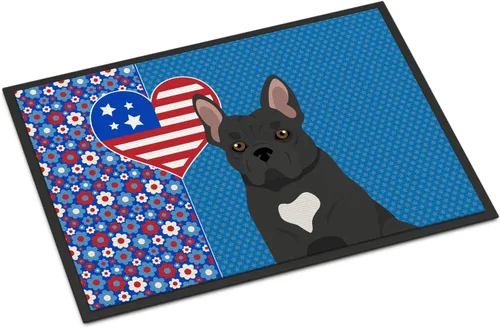 Vista 96 de Caroline's Treasures WDK5119JMAT Airedale Terrier USA - Tapete para interiores o exteriores, 24 x 36 pulgadas, tapete para puerta delantera